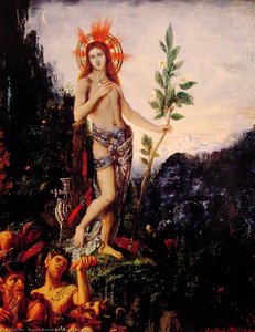 Apollo And The Satyrs — Gustave Moreau