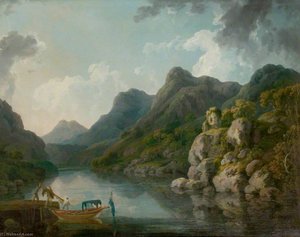 View Of Snowdon With The Castle Of Dolbadarn From Llanberis — Filipe Jímás De Loutherbůrg