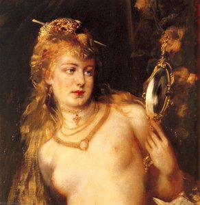 Gesicht (detail) — Hans Makart