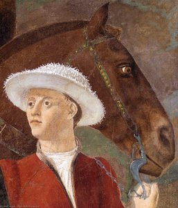 A Szűlőnők Asszonyainak A Királyasszony Ünnepes Kerete (detail) — Piero Della Francesca
