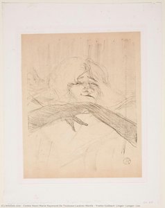 Yvette Guilbert, Demorarse, Más Tiempo, Loo — Comte Henri Marie Raymond De Toulouse-lautrec-monfa