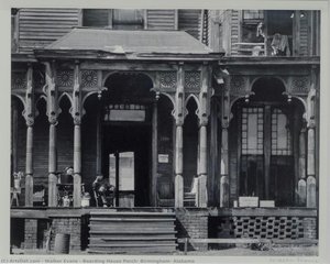 Boarding House Porch, Birmingham, Alabama — Walker Evans