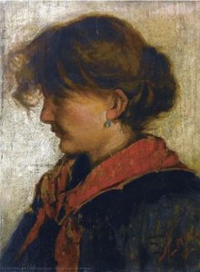 Young Peasant Woman — Silvestro Lega