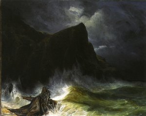 The Storm (also Known As Shipwreck)- — Eugène Louis Gabriel Isabey