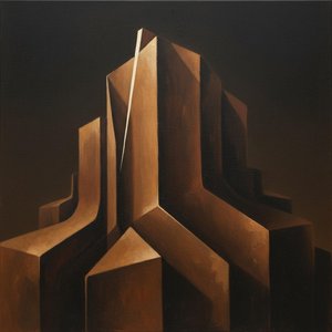 Sombras Monolíticas En Ocre: Un Estudio Singular De Silencio Arquitectónico Eterno