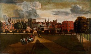 The Old Palace Of Whitehall — Hendrick Danckerts