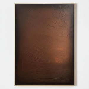 Ethereal Bronze Radiance: A Meditative Study of Organic Shadows and Cosmic Dust