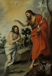 El Bautismo De Cristo — Bartolomé Esteban Murillo
