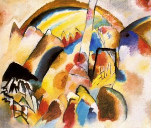 Paisaje Con Manchas Rojas — Wassily Wassilyevich Kandinsky