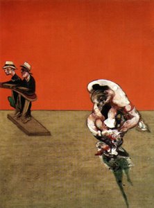 Распятие, 1965 Справа — Бэкон