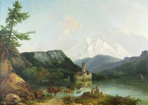 Château De Chillon, Switzerland — Philip James De Loutherbourg