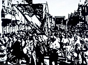 Marching Out — George Fennell Robson