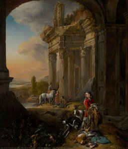 After The Hunt, Jan Baptist Weenix, C. 1656 — Jan Baptist Weenix