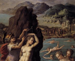 Perseus And Andromeda (detail) — Giorgio Vasari