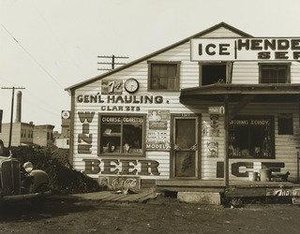 Icehouse, Rosslyn, Virginia — John Vachon