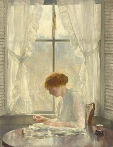 The Seamstress — Joseph Rodefer Decamp