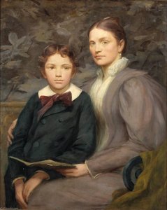 Mrs. William T. Evans And Her Son — Henry Oliver Walker