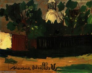 The Sacred Heart, Montmartre — Maurice Utrillo