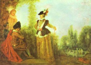 The Adventuress — Jean-antoine Watteau