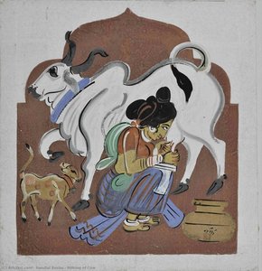 Milking Of Cow — ناندلال بوشو