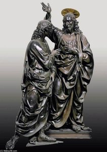 Christ And Doubting Thomas — Andrea Del Verrocchio
