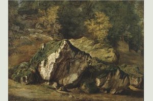Study Of Rocks — Theodore Robinson