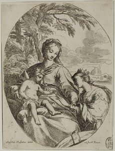 The Mystic Marriage Of Saint Catherine — Carlo Maratta