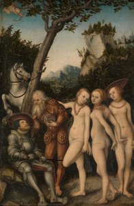 Il Giudizio Di Paride — Luca Cranach Il Vecchio