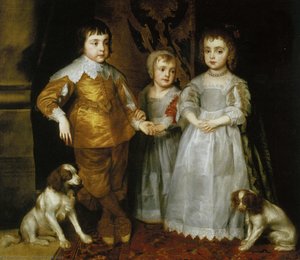 Portrait Of The Three Eldest Children Of Charles I — Sir Anthony Van Dyck