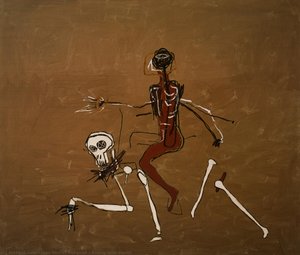Riding With Death — Jean Michel Basquiat