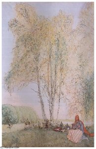 Under The Birches — Carl Larsson