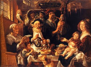 As The Old Sang, So The Young Pipe — Jacob Jordaens