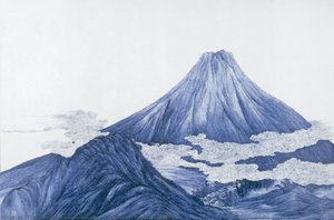 Ornamental Panel “mount Fuji” — Kawamoto Masukichi