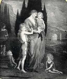Mother And Children, (painting) — George De Forest Brush
