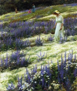 Ladies On A Hill — Charles Courtney Curran