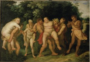 Silenus Carried By Satyrs — Peter Paul Rubens
