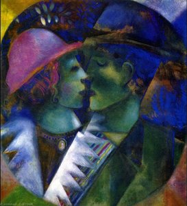 Amantes Verdes — Marc Chagall