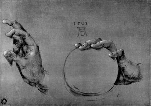 Hand Of God The Father — Albrecht Dürer