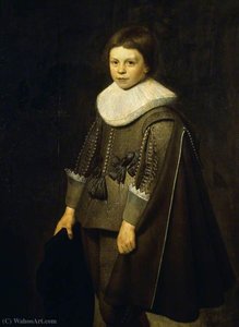 Portrait Of An Unknown Boy, Aged - (10) — Willem Van Der Vliet