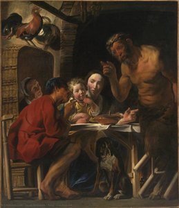 Satyr And Peasant — Jacob Jordaens