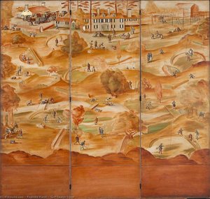 Golf Course Scene — Reginald Marsh