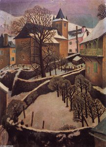 Larrau Snowscape — Dora Carrington