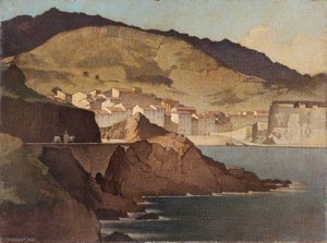 Collioure From The Port Vendres Road — Bertram Nicholls
