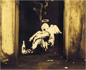 Fallen Angel — Banksy
