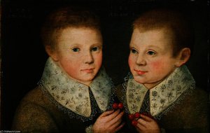 Portrait Of Two Brothers — Marcus The Younger Gheeraerts