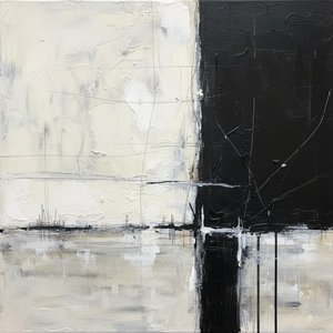 Echoes Of Division: A Study In Monochrome Planes And Surface Resonance — Christian Noiret