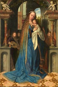 The Virgin And Child With Angels — Quinten Massys