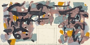 Studio Per Il Mosaico Per Il Ministero Degli Affari Esteri — Luigi Montanarini Isler