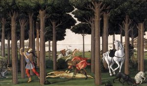 Story Of Nastagio Degl Onesti — Alunno Di Domenico (bartolomeo Di Giovanni)