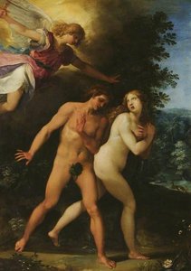 The Expulsion From Paradise — Guiseppe Cesari Dit Le Cavalier D'arpin